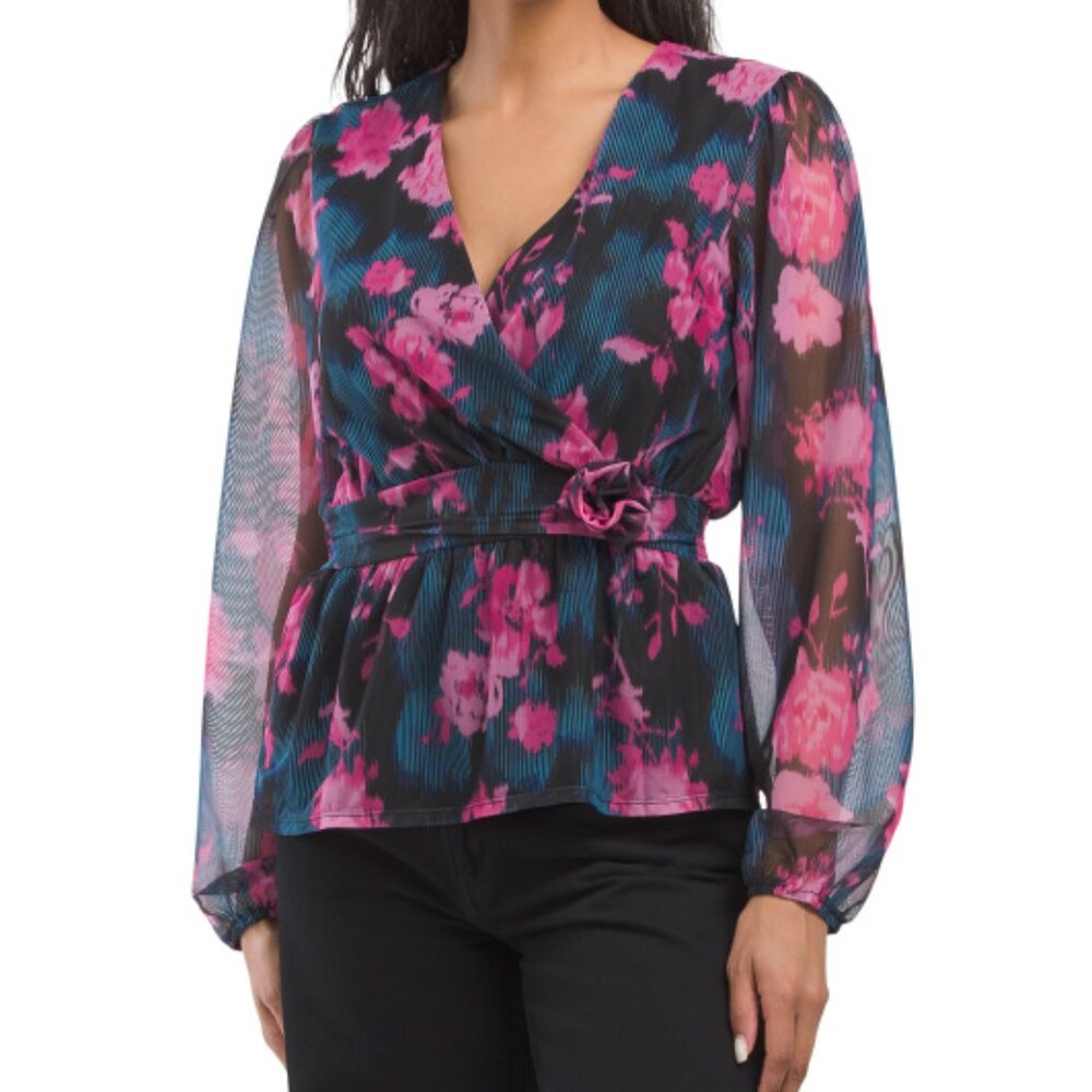 NWT Absolutely Famous Blouse Size Large